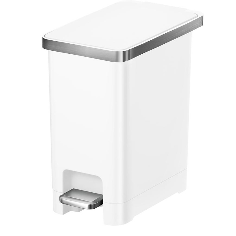 Odpadkový koš Eko Hana slim 10l bílý 637710