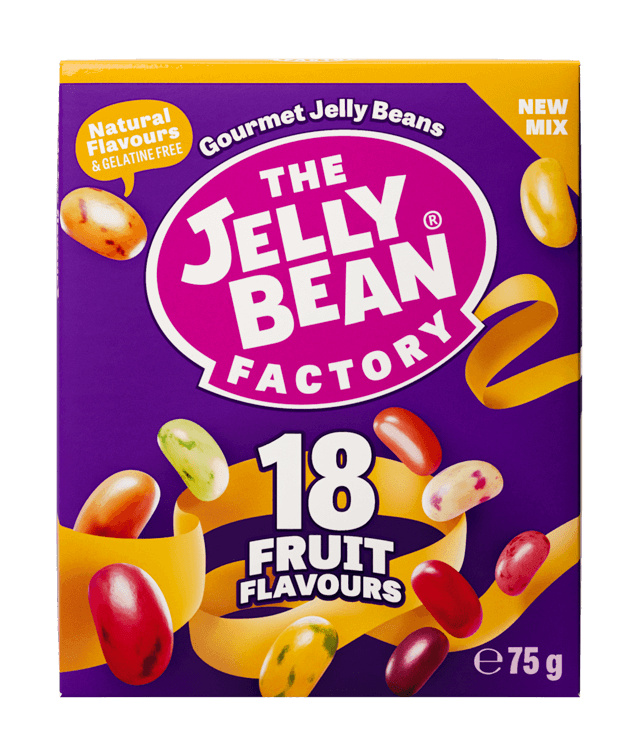 Jelly Bean Factory ovocné žvýkací bonbóny (18 Fruit Flavours ) 75g