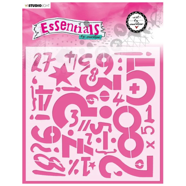 Studio Light Šablona Studio Light "Art by Marlene", 20x20 cm - Matematika