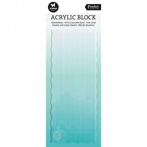 Akrylový blok Studio Light, 22 x 9 cm Aladine