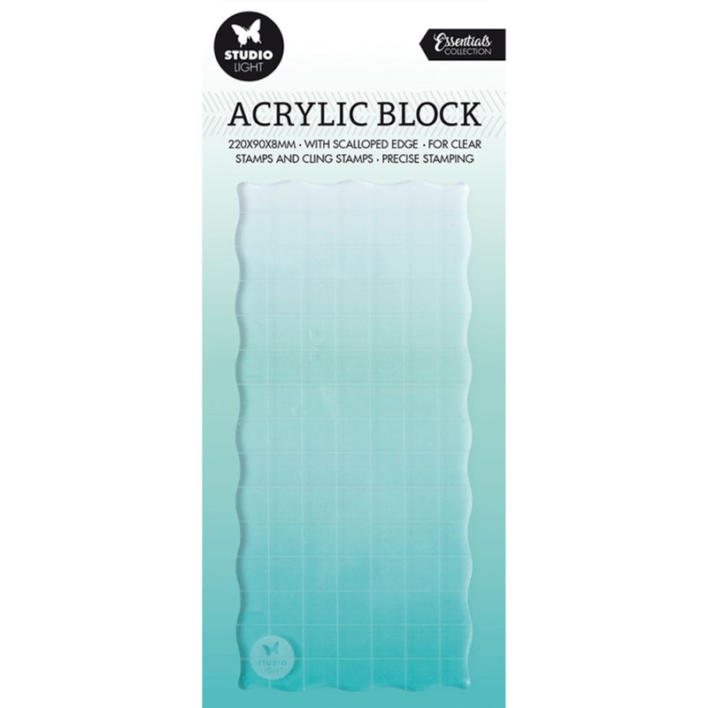 Akrylový blok Studio Light, 15 x 7 cm Aladine