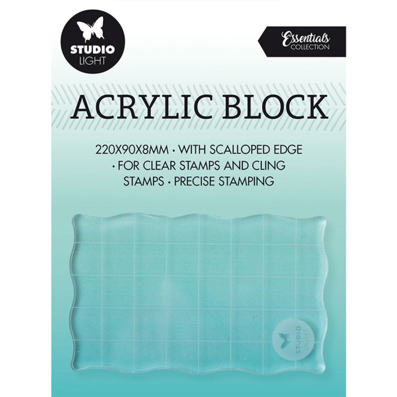 Akrylový blok Studio Light, 5 x 8 cm Aladine