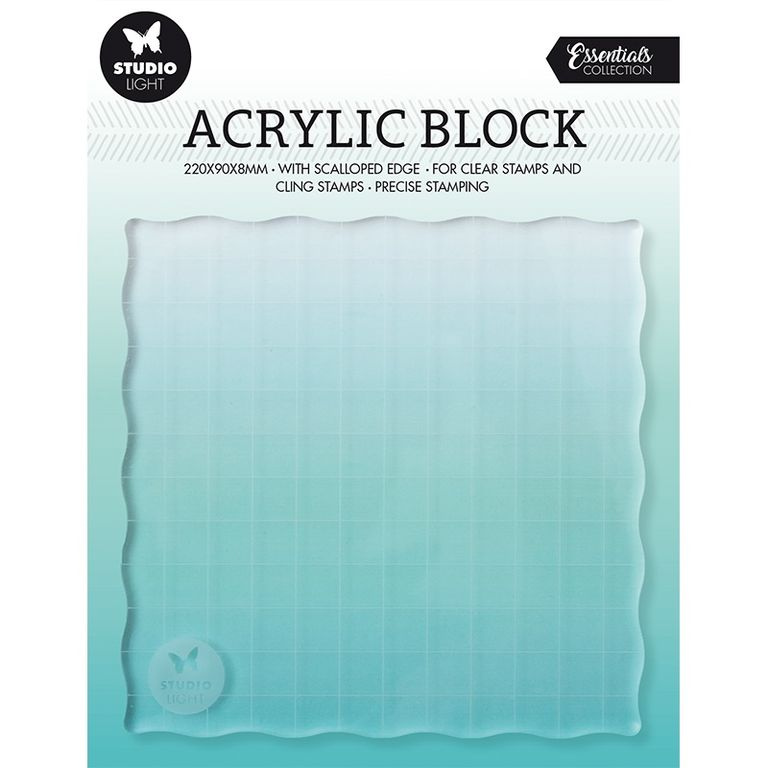 Akrylový blok Studio Light, 12 x 12 cm Aladine