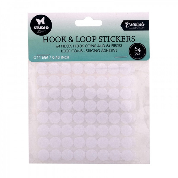 Gelové lepicí tečky Studio Light, oboustranné (200 ks) – 8 mm Aladine
