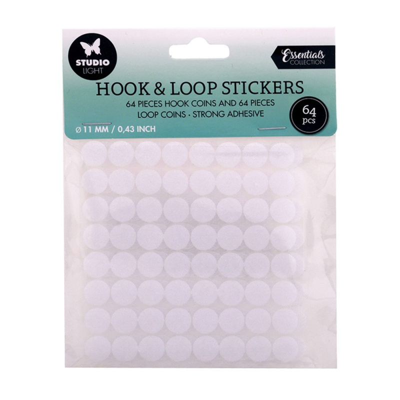 Suché zipy Studio Light, samolepicí (64 ks) – 1,1 cm Aladine