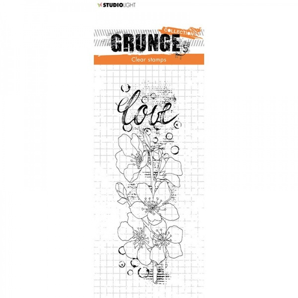 Studio Light Gelové razítko Studio Light "Grunge", 14,8x5,2 cm - Sakura