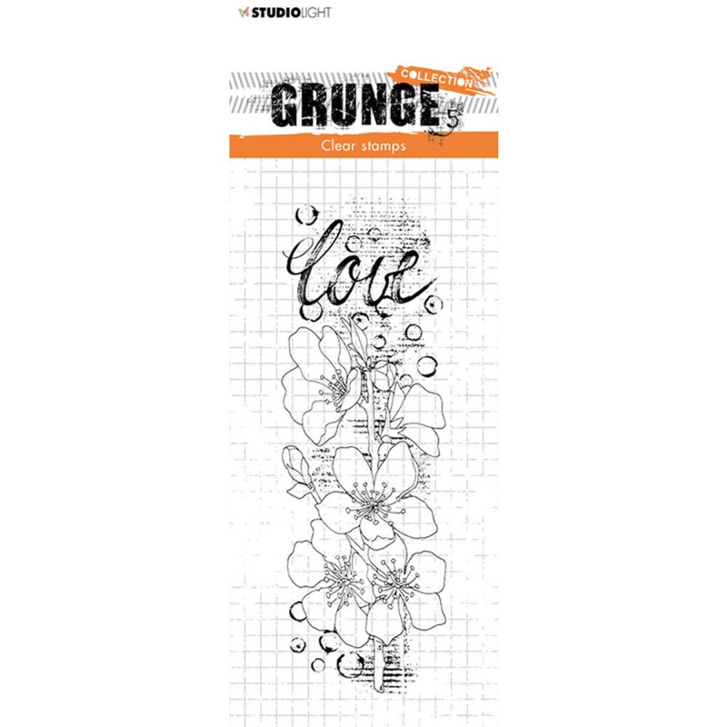 Studio Light Gelové razítko Studio Light "Grunge", 14,8x5,2 cm - Sakura
