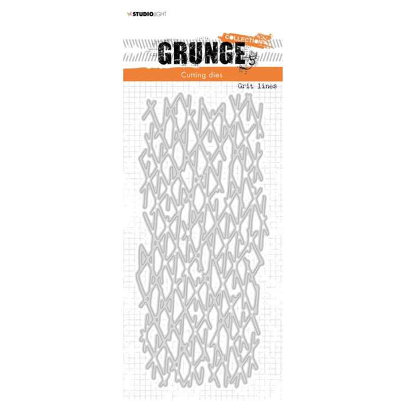 Studio Light Vyřezávací šablona Studio Light "Grunge", 22,5x10 cm - Mřížka