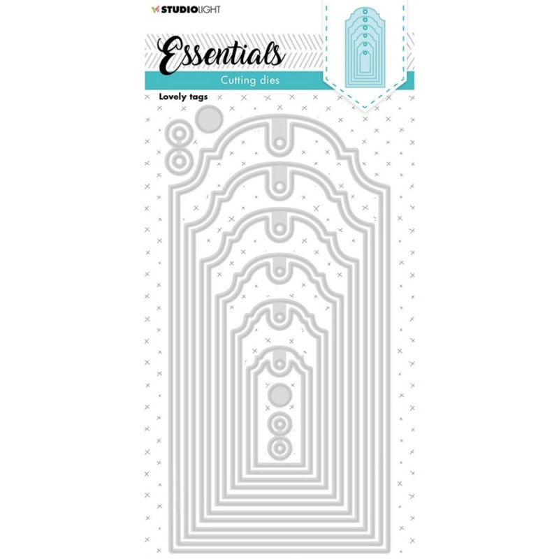 Studio Light Vyřezávací šablony Studio Light, 16 ks - Ozdobné visačky