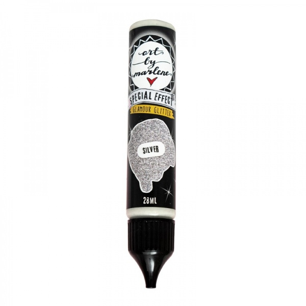 Akrylová barva Studio Light, kolekce ABM, 28 ml – třpytivá stříbrná Aladine