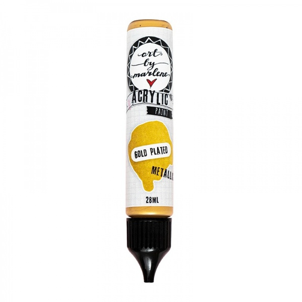Akrylová barva Studio Light, kolekce ABM, 28 ml – metalická zlatá Aladine