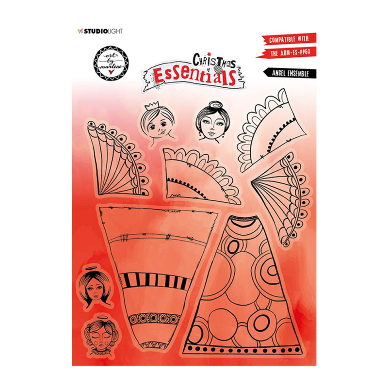 Studio Light Gelová razítka Studio Light "Art by Marlene", 10 ks - Postav si svého anděla