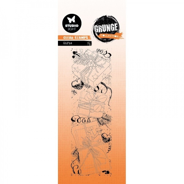 Gelové razítko Studio Light Grunge, 14,8 x 5,2 cm – vánoční dárky Aladine