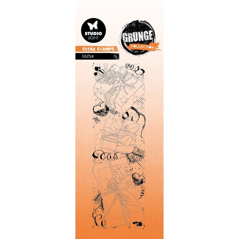 Gelové razítko Studio Light Grunge, 14,8 x 5,2 cm – vánoční dárky Aladine