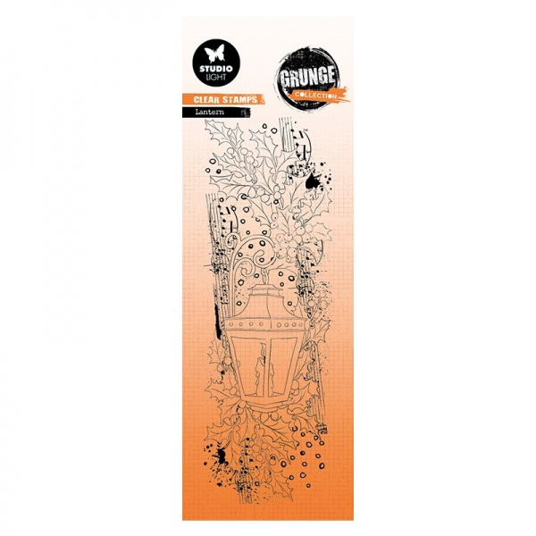 Gelové razítko Studio Light Grunge, 21 x 7,4 cm – Vánoční lucerna Aladine