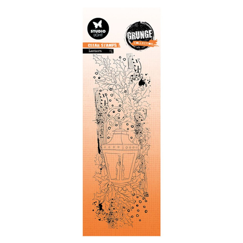 Gelové razítko Studio Light Grunge, 21 x 7,4 cm – Vánoční lucerna Aladine