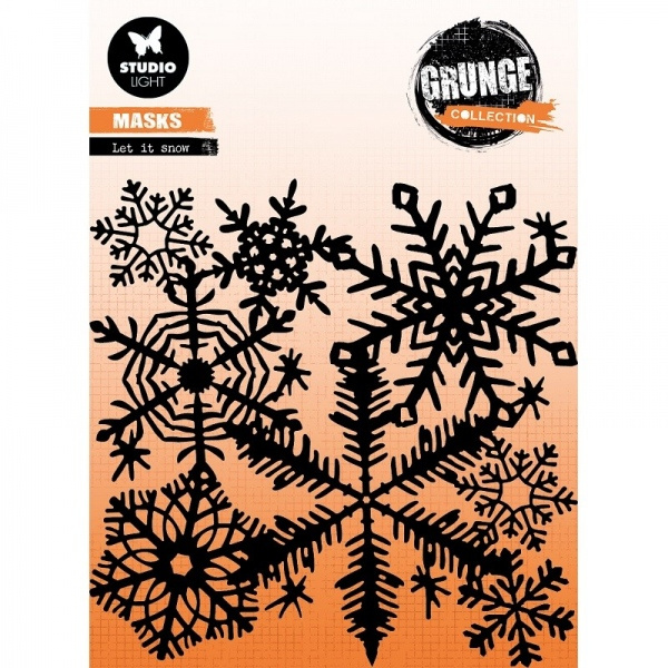 Šablona Studio Light Grunge, 15 x 15 cm – noty Aladine