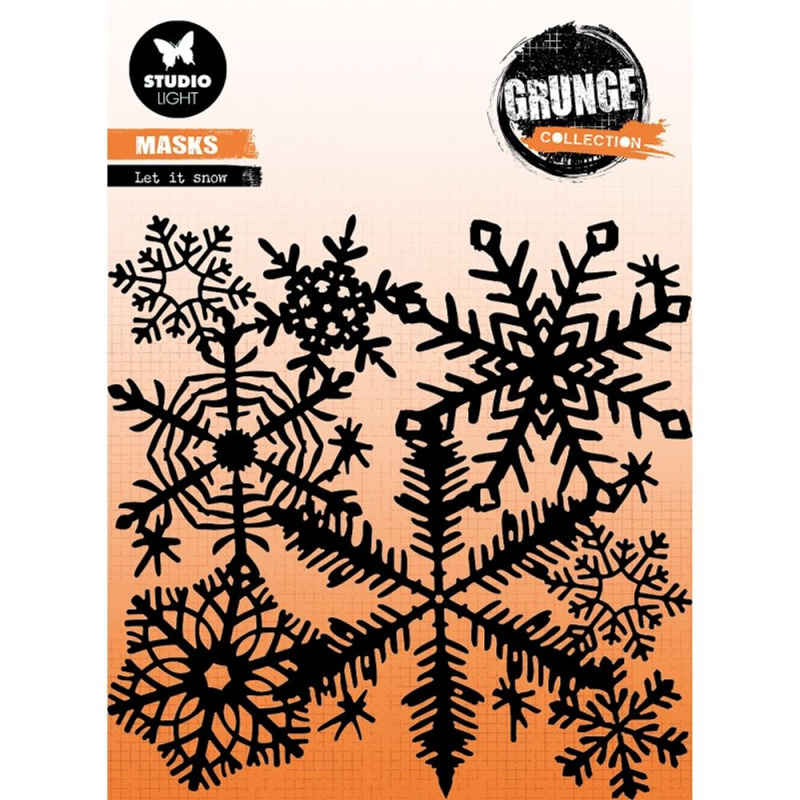 Šablona Studio Light Grunge, 15 x 15 cm – noty Aladine