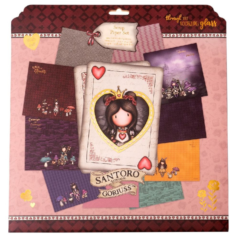Studio Light Scrapbooková sada Studio Light "Gorjuss", 30,5x30,5 cm, 10 l. - Za zrcadlem