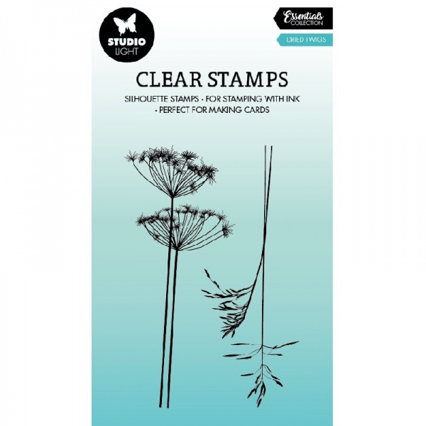Studio Light Gelová razítka Studio Light, 2 ks - Sušené květiny, siluety