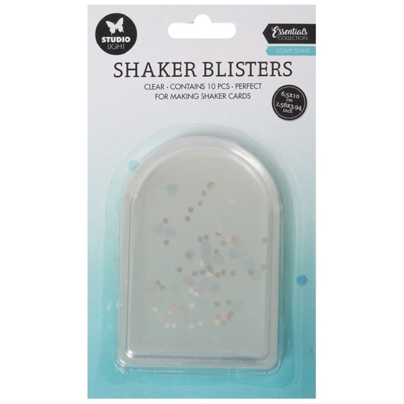 Studio Light Plastová krytka na výrobu chrastidla Studio Light, 7,5x11 cm, 10 ks - Okénko