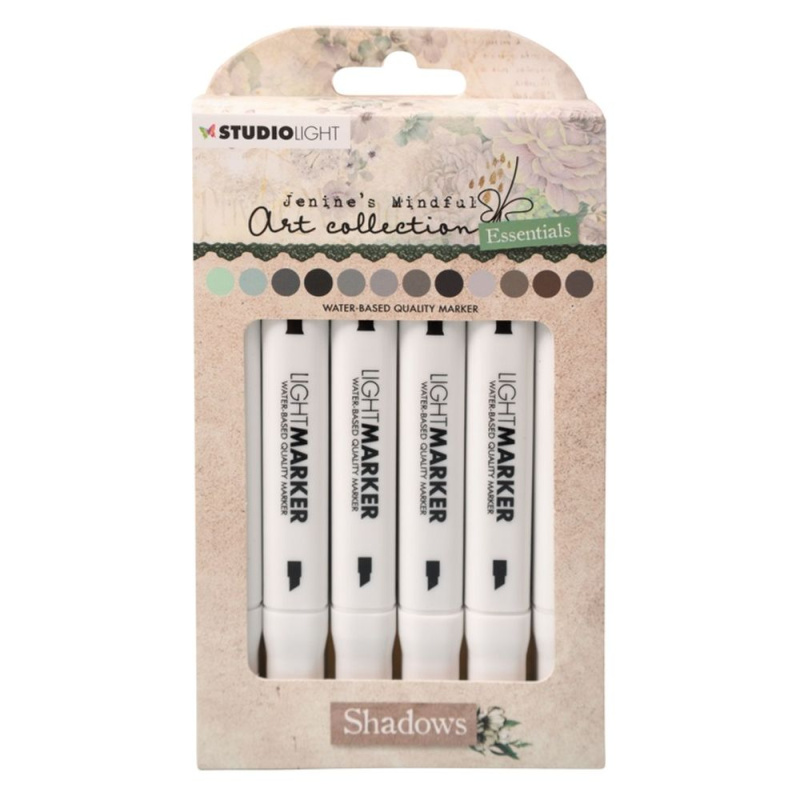 Oboustranné fixy Studio Light, 12 ks – na stínování Aladine