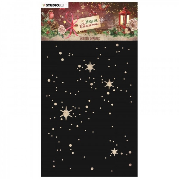 Studio Light Šablona Studio Light "Magical Christmas", A6 - Hvězdičky