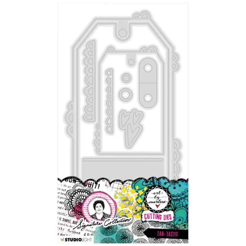 Studio Light Vyřezávací šablony Studio Light "Signature Collection", 9 ks - Visačky