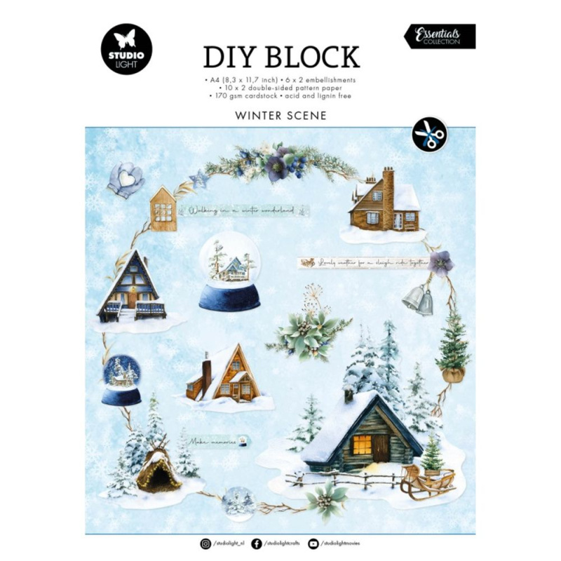 DIY Blok s výseky  Aladine