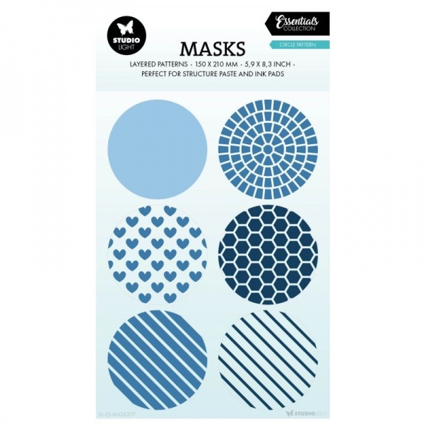 Studio Light Šablona Studio Light, A5 - Vzorované kruhy