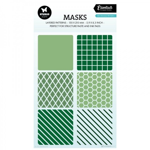 Studio Light Šablona Studio Light, A5 - Vzorované čtverce