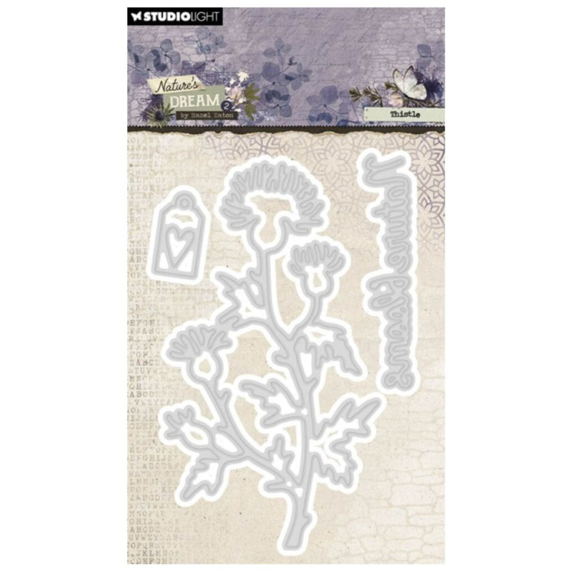 Studio Light Vyřezávací šablony Studio Light "Nature's Dream", 3 ks - Bodláčí