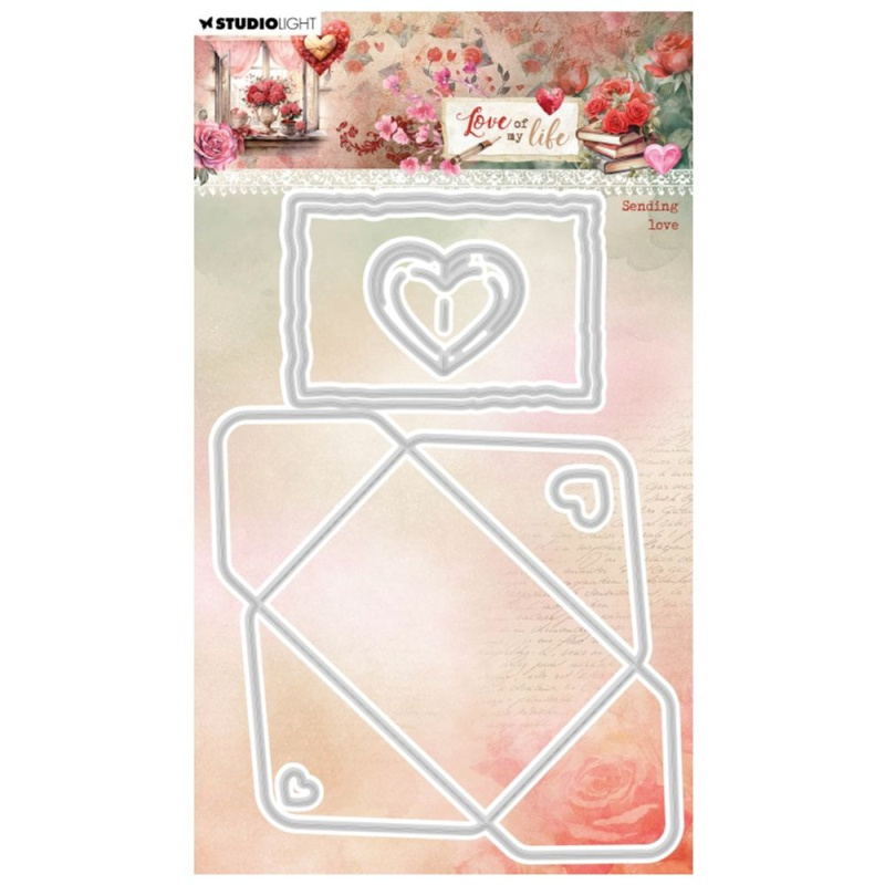 Studio Light Vyřezávací šablony Studio Light "Love of My Life", 6 ks - Milostný dopis