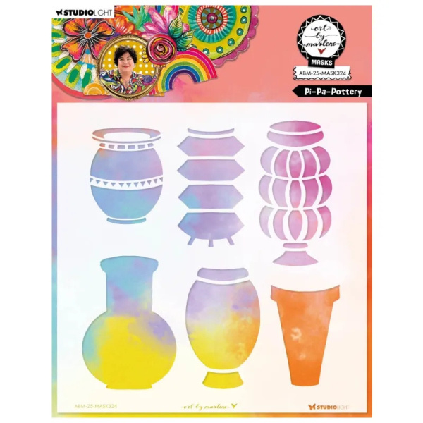 Studio Light Šablona Studio Light "25", 20,3x20,3 cm - Vázy