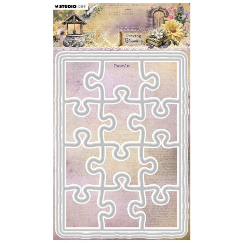 Studio Light Vyřezávací šablony Studio Light "Growing & Blooming", 3 ks - Puzzle