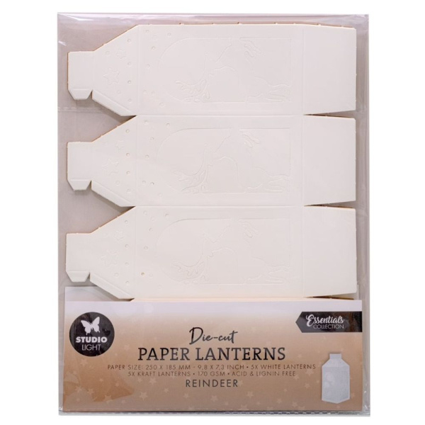 Studio Light DIY Vánoční lucerny Studio Light, 25x18,5 cm, 10 l. - Sob