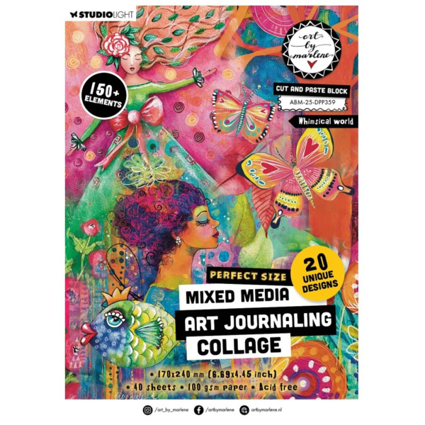 Studio Light Kreativní blok Studio Light "25", 17x24 cm, 40 l. - Rozmarný svět
