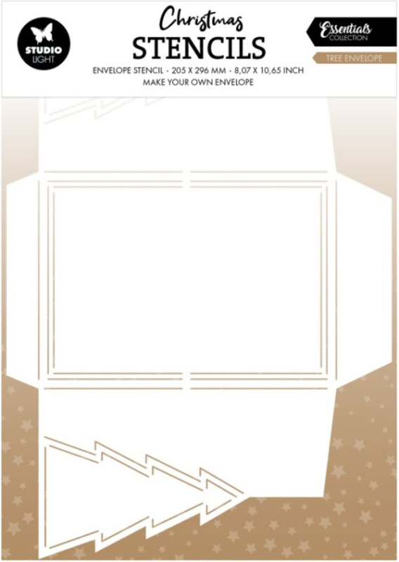 Studio Light Šablona na obkreslení Studio Light - Stromečková obálka