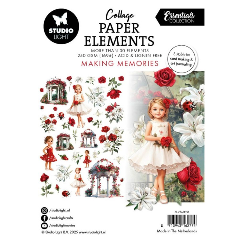 Studio Light Papírové výseky Studio Light "Making Memories", 35 ks - Družičky