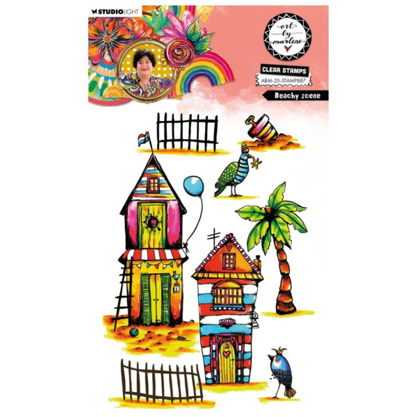 Studio Light Gelová razítka Studio Light "25“, 8 ks - Na pláži