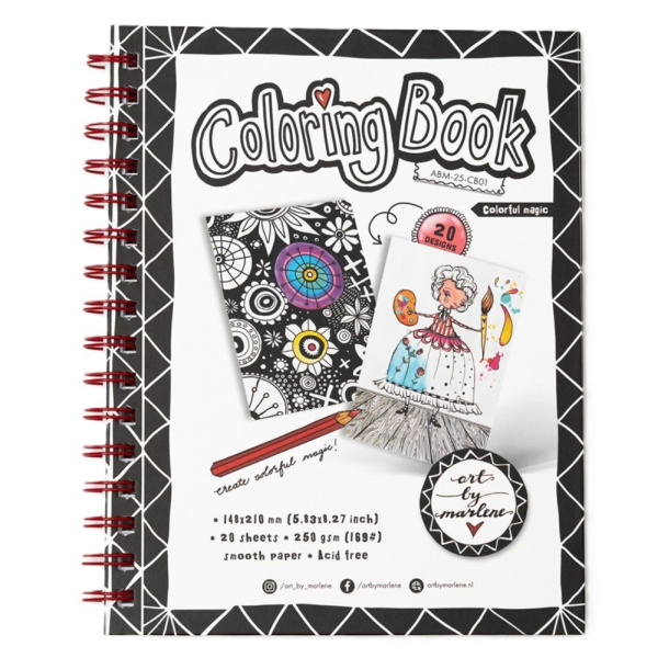 Studio Light Omalovánky Studio Light "25", A5, 20 l. - Barevná kouzla