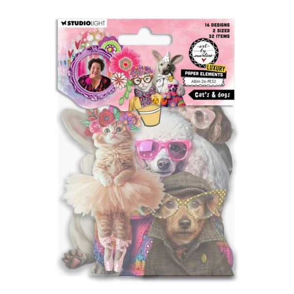 Studio Light Papírové výseky Studio Light "26“, 32 ks - Psi a kočky