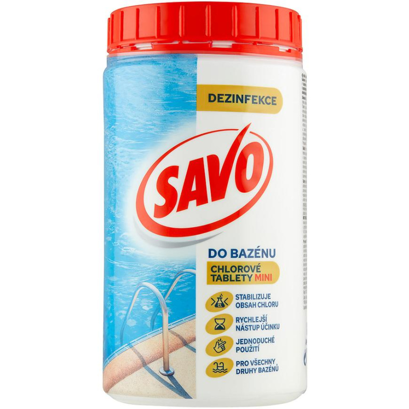 Savo chlorové tablety mini 0.8 kg 676522