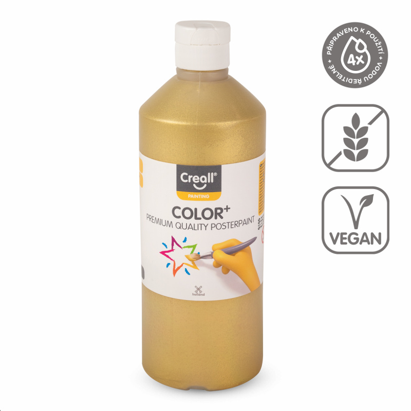 Temperová barva Creall 500 ml - zlatá