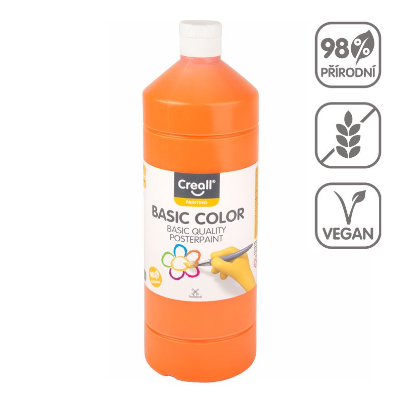 Temperová barva Creall - 1 L - oranžová