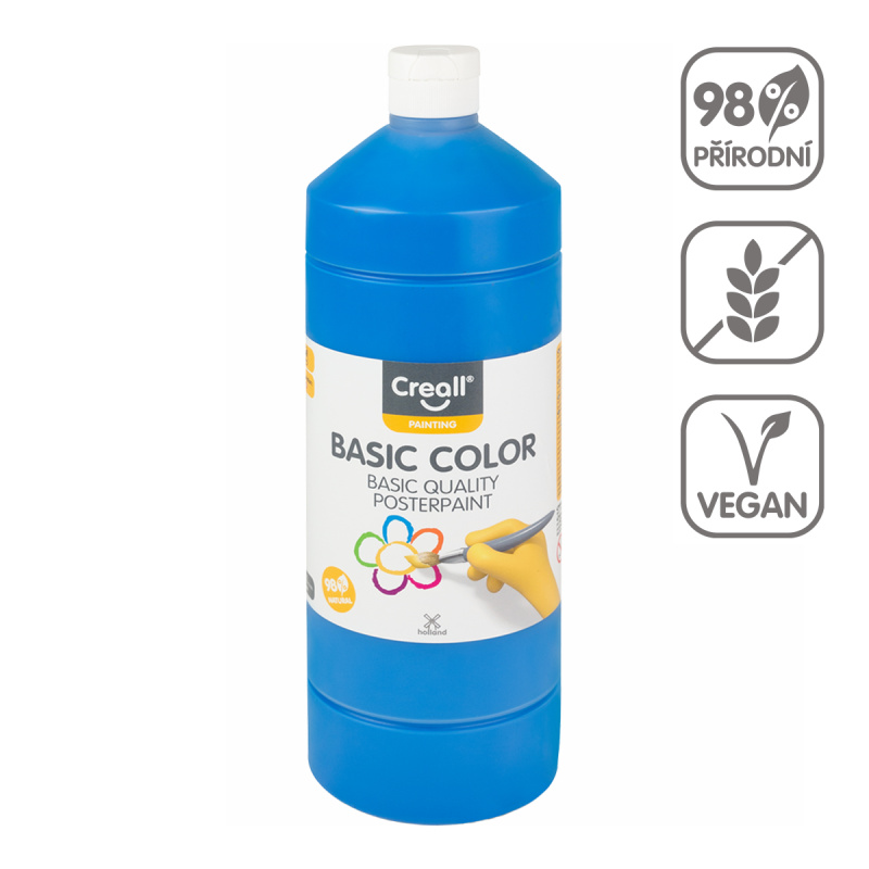 Temperová barva Creall - 1 L - základní modrá