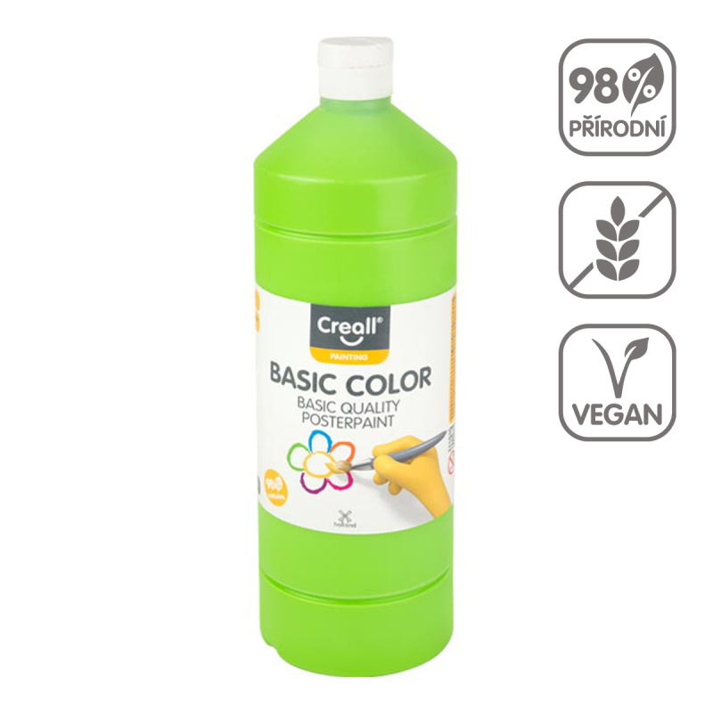 Temperová barva Creall - 1 L - světle zelená
