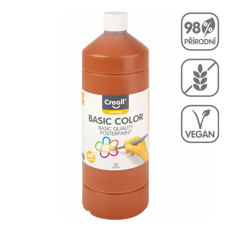 Temperová barva Creall - 1 L - světle hnědá
