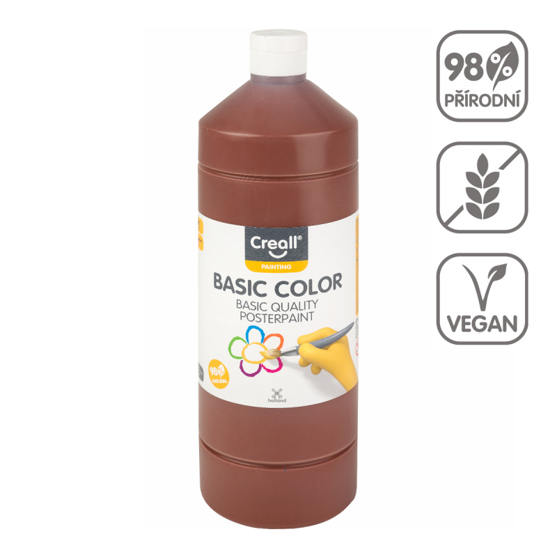 Temperová barva Creall - 1 L - tmavě hnědá