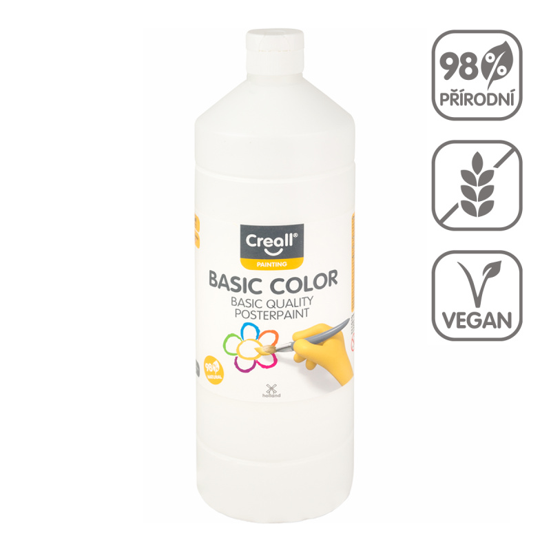 Temperová barva Creall - 1 L - bílá